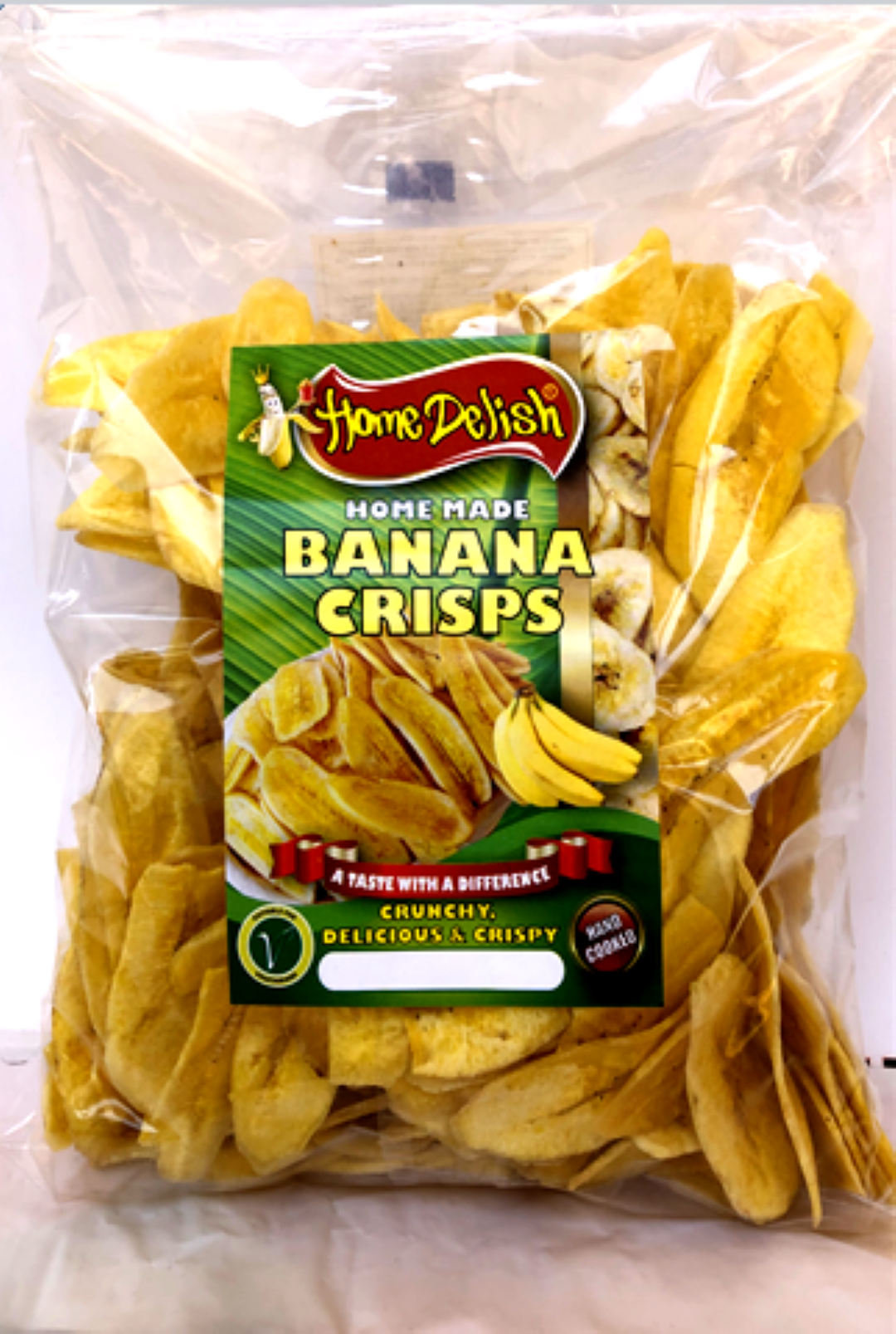 H/DELISH BANANA CRISPS C/L 400G